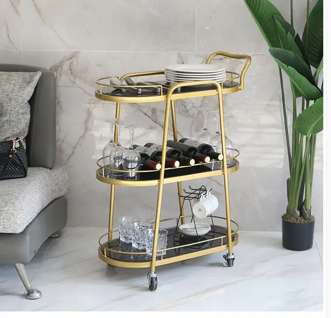 Beauty salon cart Instrument car Beauty salon storage rack skin management removable nail tool car