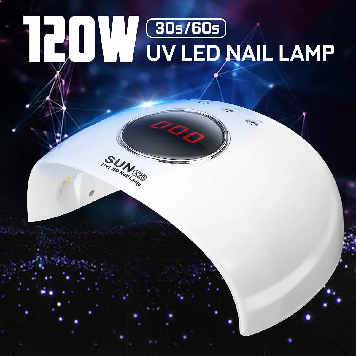 200W white 36/120/200/300 Вт Сушилка для ногтей быстро Скорость гель светильник лампы для ногтей Светодиодный УФ-лампы для всех видов гель для ногтей инструмент для ухода за буфера для шлифовки - Цвет: 200W white