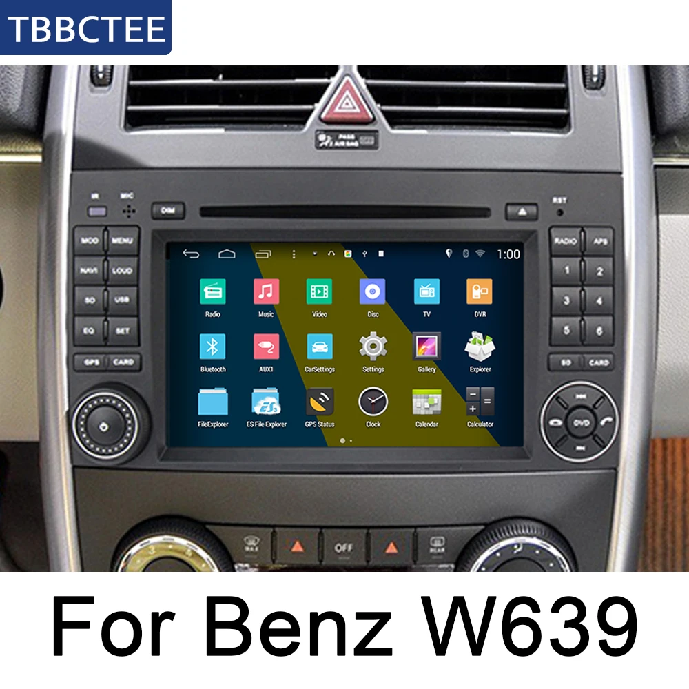 Для Mercedes Benz W639 2003~ 2012 NTG автомобильное мультимедиа андроид gps навигация dvd-плеер Радио стерео BT USB SD AUX wifi HD экран