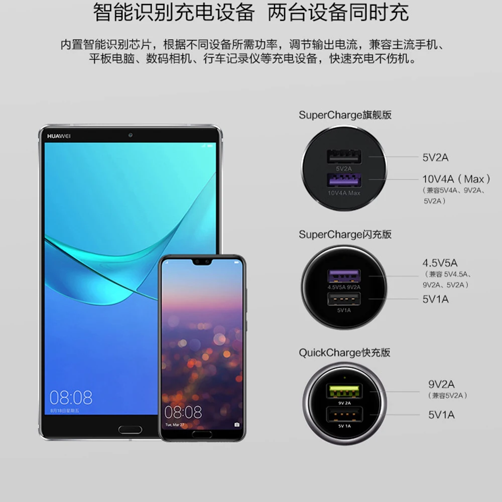 Оригинальное автомобильное зарядное устройство HUAWEI CP37 Supercharge 2 Max 40 Вт 10 в 4A черный двойной USB 5A type C кабель для mate 30 20 Pro mate 20 RS Nova