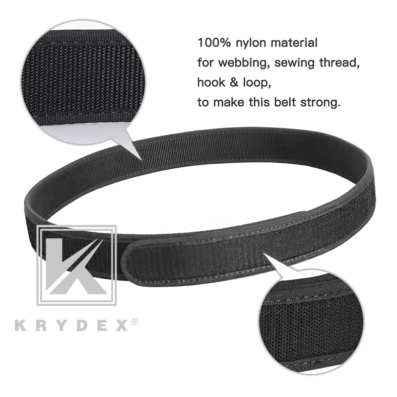 Внутренний ремень с крючком без застежки Krydex 1 5 дюйма крючок петля тактический