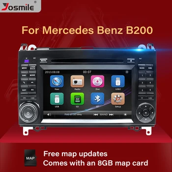 

2 Din Car DVD Player For Mercedes Sprinter Vito W639 Viano B Class W169 W245 W209 W906 Benz B200 Radio Multimedia GPS Navigation