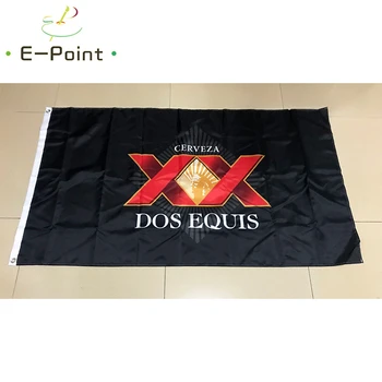 

Cerveza Dos Equis Beer Flag 2ft*3ft (60*90cm) 3ft*5ft (90*150cm) Size Christmas Decorations for Home Flag Banner Gifts