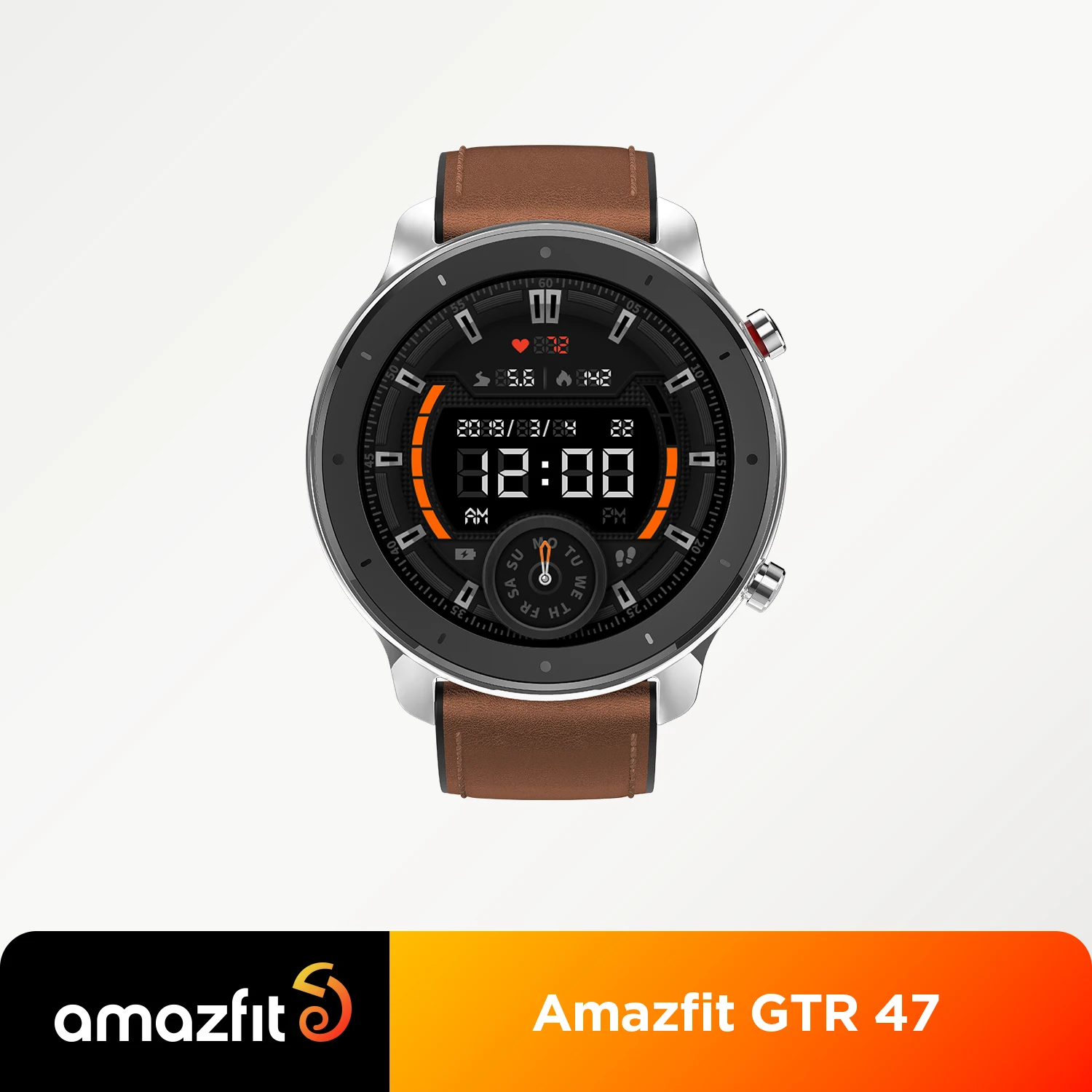 Оригинальные Смарт-часы 47 мм Amazfit GTR влагозащита 5ATM аккумулятор 24 дня 12 спортивных