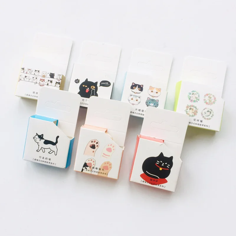 15mm*5m Cute Black and white cat claw Journal Washi Tape Adhesive Tape DIY  Scrapbooking Sticker Label Masking Tape