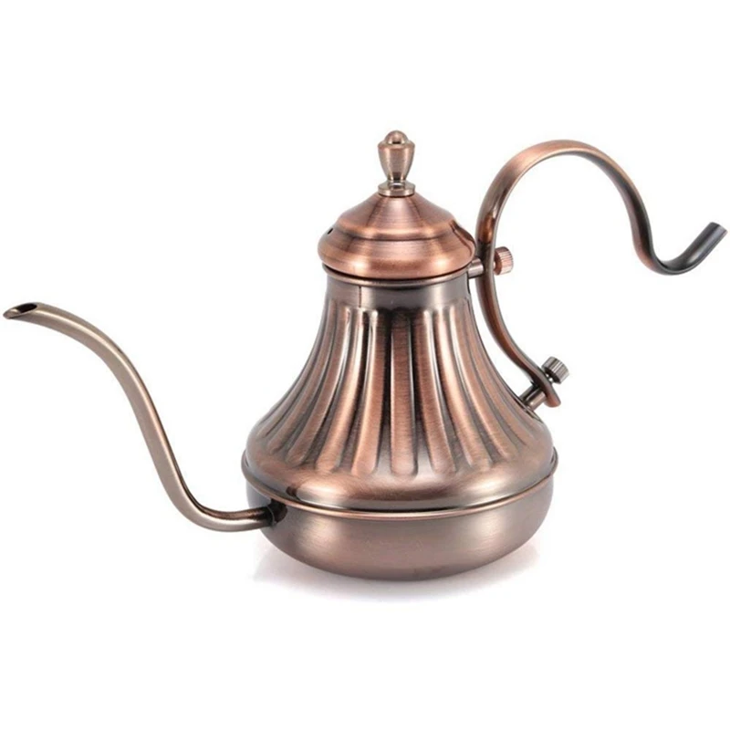 

Stainless Steel Coffee Pot Royal Coffee Drip Pot Fine Mouth Coffee Pot Long Gooseneck Spout