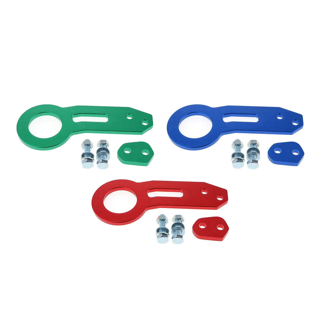 Universal Aluminum Alloy Rear Towing Hook Trailer Rings for Car Tool Replacement