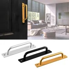 

Sliding Barn Door Pull Handle Wood Door Handle Black Door Handles For Interior Doors Handle Wooden Door Hardware Accessories
