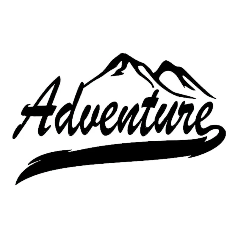 

Interesting Car Stickers Adventure Camping Hiker Outdoor Sportsman Car Styling PVC 16CM*14CM Vinyl Motorcycl Accessories