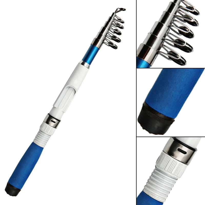 High Quality Fishing Rod Mini Telescopic Performance Sea Spinning Pole | Спорт и развлечения