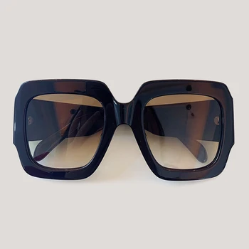 

Oversized Mirror Sunglasses Women Luxury Brand Gradient Big Frame Vintage Sun Glasses