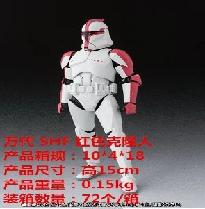 

Anime Star Wars SHF Red Clone Mobile Garage Kit Model Decoration