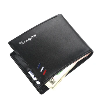 

Wallet Male Purse Men Slim Purses Small Money Bag Business Credit Card Holder Short Wallets PU Leather Wallet Male Black Coffee