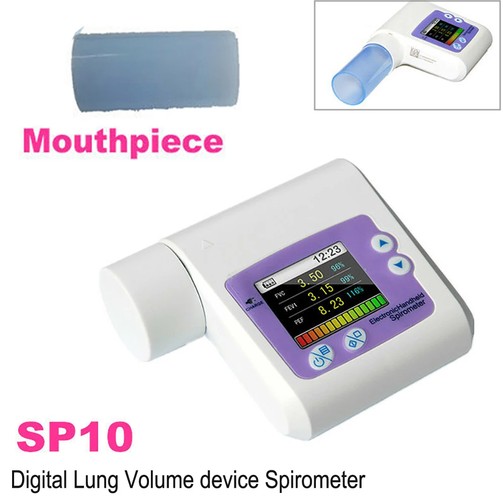 SP10 Handheld Spirometer Lung Volume device Spirometer Breathing