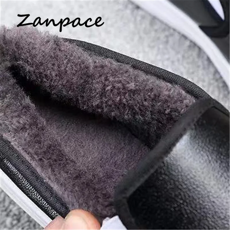 Black Platform Shoes Woman College Style Winter Keep Warm Casual Loafers Leather Shoes Slip-On Ladies Flats Platform women shoes