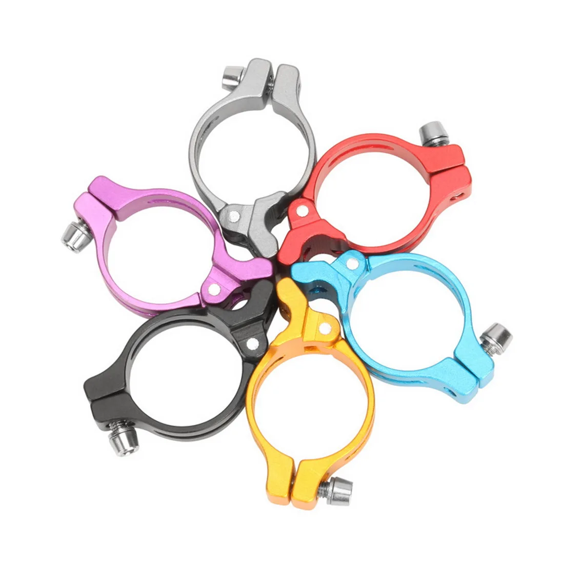 

Aluminum Alloy Bicycle Seatpost Clamp 31.8mm Seat Tube Clamp MTB Bike Seat Tube Clip Bike Parts Bike Saddle Seat Clamp