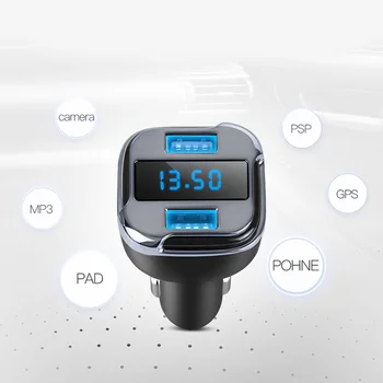 

Dual USB Car Charger Car GPS Tracker Locator Real Time Tracking Device LED Display USB Charger Car Accessories
