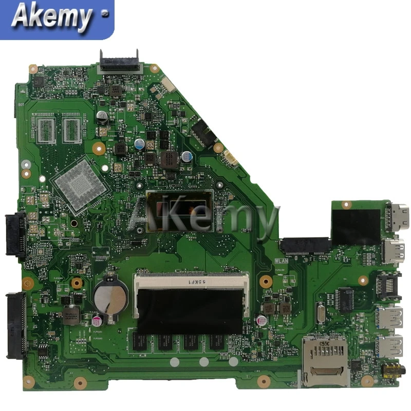 Akemy X550LA Laptop motherboard For Asus X550LA X550LD X550LC Y581L A550L R510L Y583L Test original mainboard 4G RAM I7-4500U