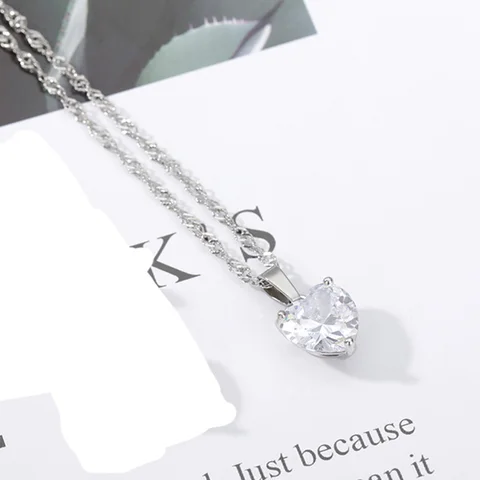 Luxury Pendant Necklace For Women New Shining Wedding Zircon Necklace Choker Gifts for the new year Kopo Jewelry for women