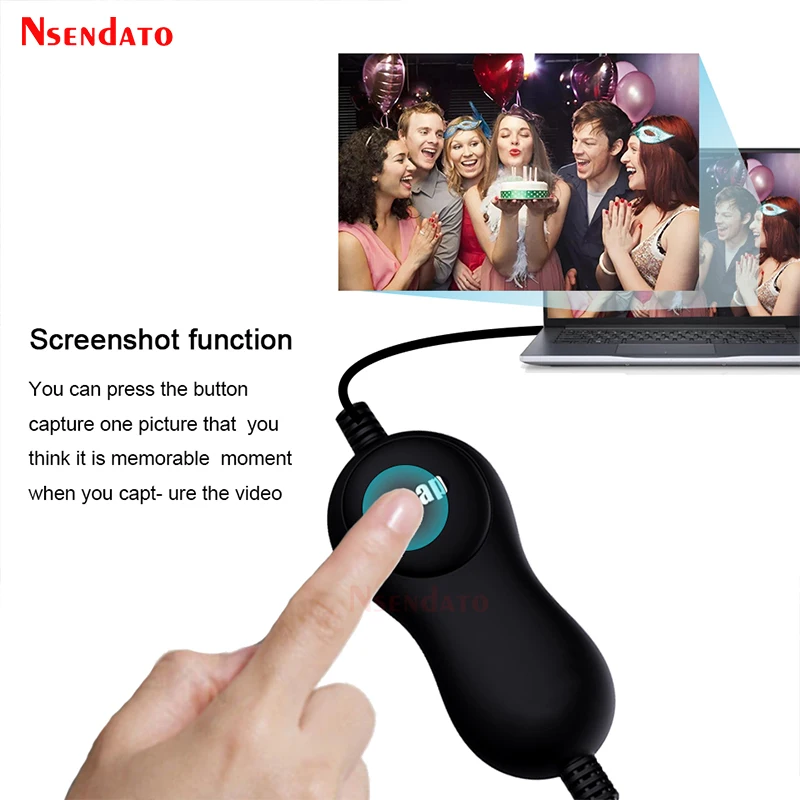 EZCAP 159 USB 2.0 Audio Video Grabber Capture Card Converter Analog Video to Digital Format VHS Camcorder For Windows 10 MAC OS