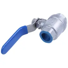 JFBL Горячая 1/2 дюймов NPT Женский 304 Нержавеющая сталь полный порт шаровой клапан виниловая ручка WOG1000