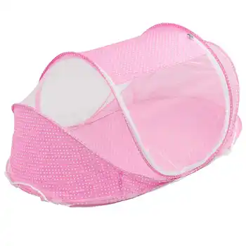 

Portable Baby Netting Bedding Crib Mat Pad Cover Foldable Baby Mosquito Nets Tent Bed Mattress Pillow Suit for 0-2 Years