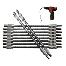 Беспроводная сверлильная электрическая отвертка головной рукав Нержавеющая сталь удлинить Универсальный гибкий вал с автоматической фокусировкой AF шатун