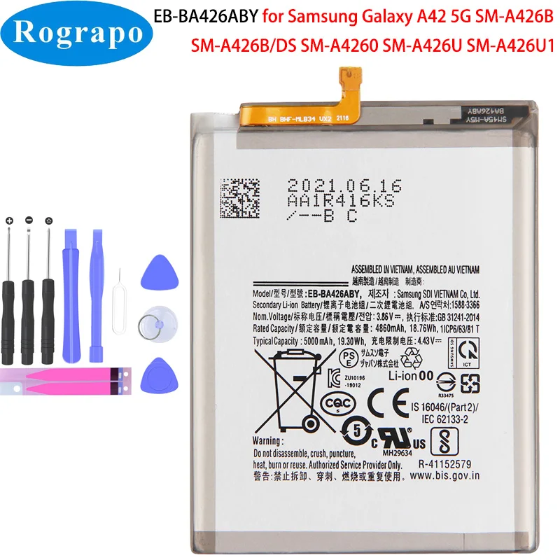 New Original 5000mAh EB BA426ABY Phone Battery For Samsung Galaxy A32