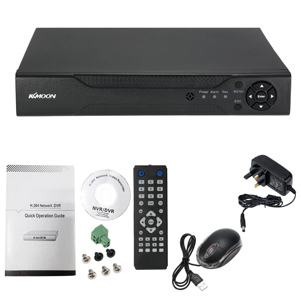 Ahd DVR 4CH рекордер наружного наблюдения NVR Ahd TVI CVI HVR 5-в-1 1080N Системы P2P дома безопасный видеорегистратор Системы для 1080P IP Камера