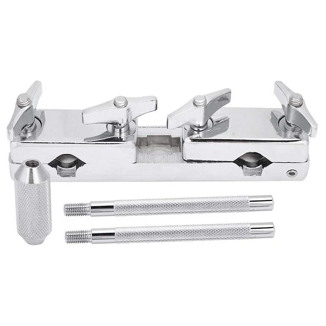 Iron Connecting Clamp Holder Bracket Rod Percussion Drum Set For Cowbell Accessory Easy to Use and to Operate