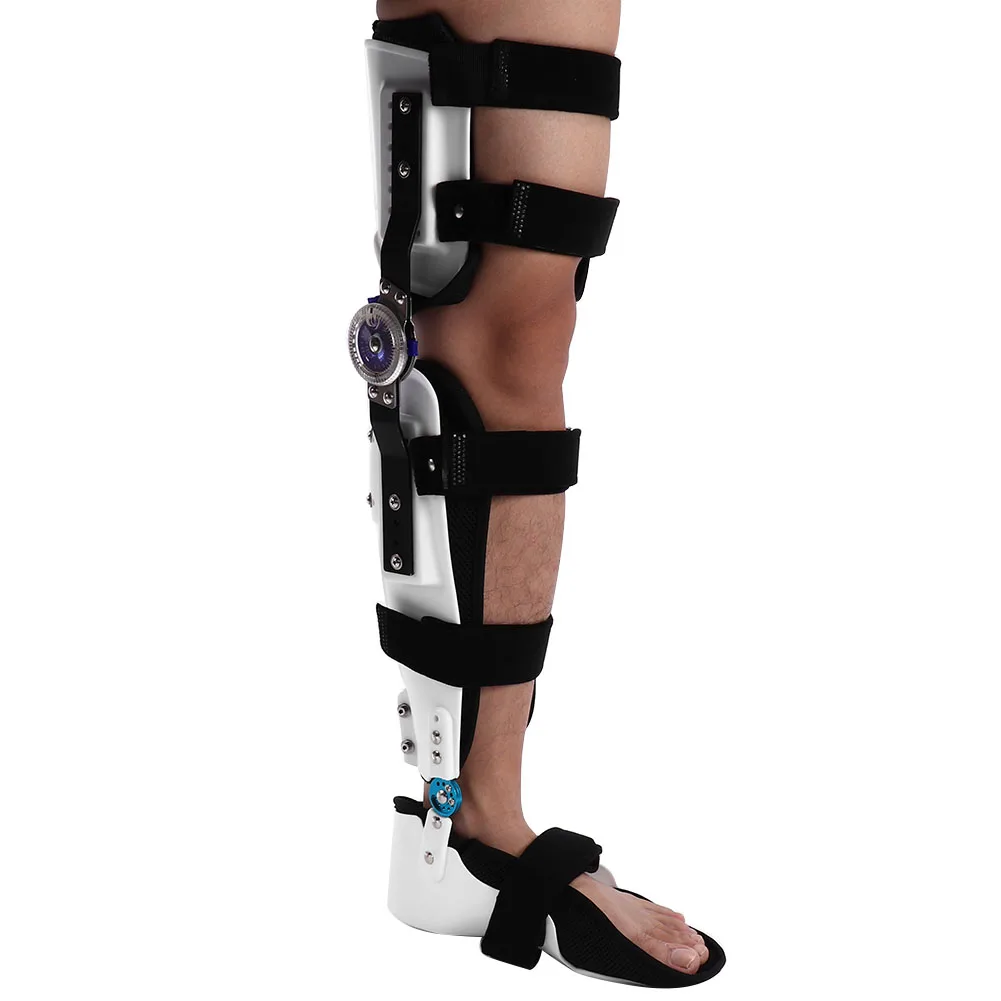 Медицинская Регулируемая фиксация колена поддержка Скоба сустава ноги ортопедические Поддержка протектор стабилизатор перелом исправление реабилитация левый