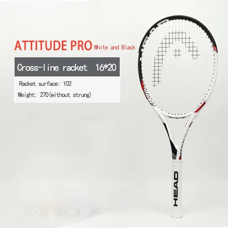 Original Head Tennis Racket Tenis Masculino Tenis Raketi for Women and Men Carbon Fiber Raquete De with strung