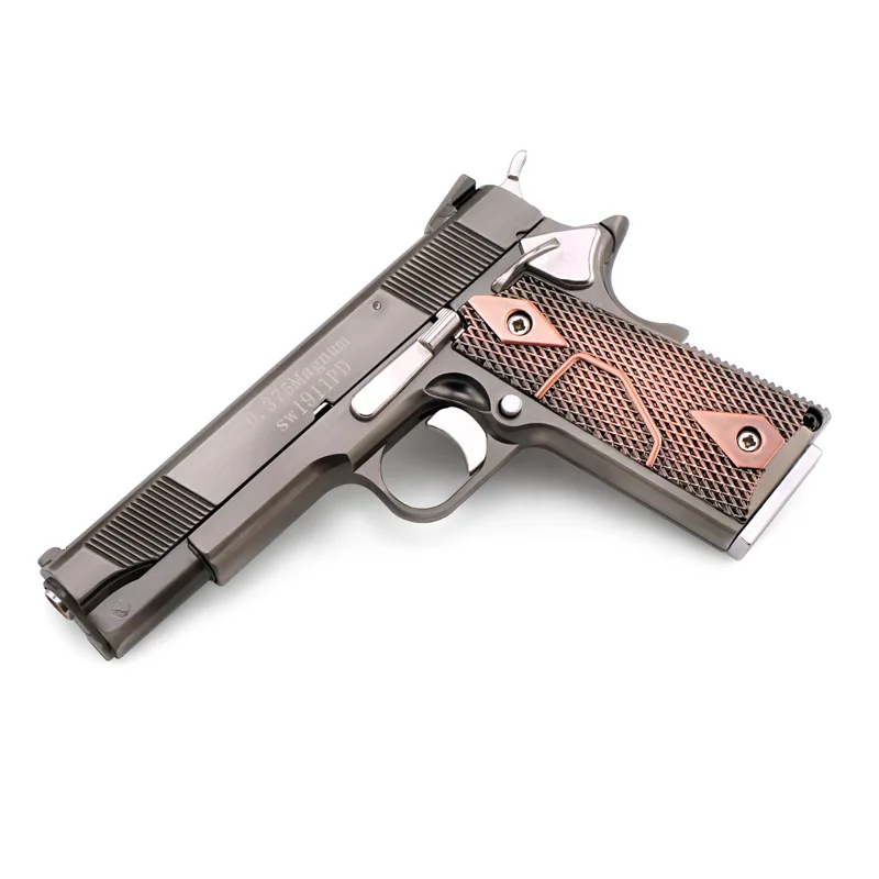 1 2 05 военная модель из сплава colt 1911 Детская игрушка пистолет оболочки бросать не
