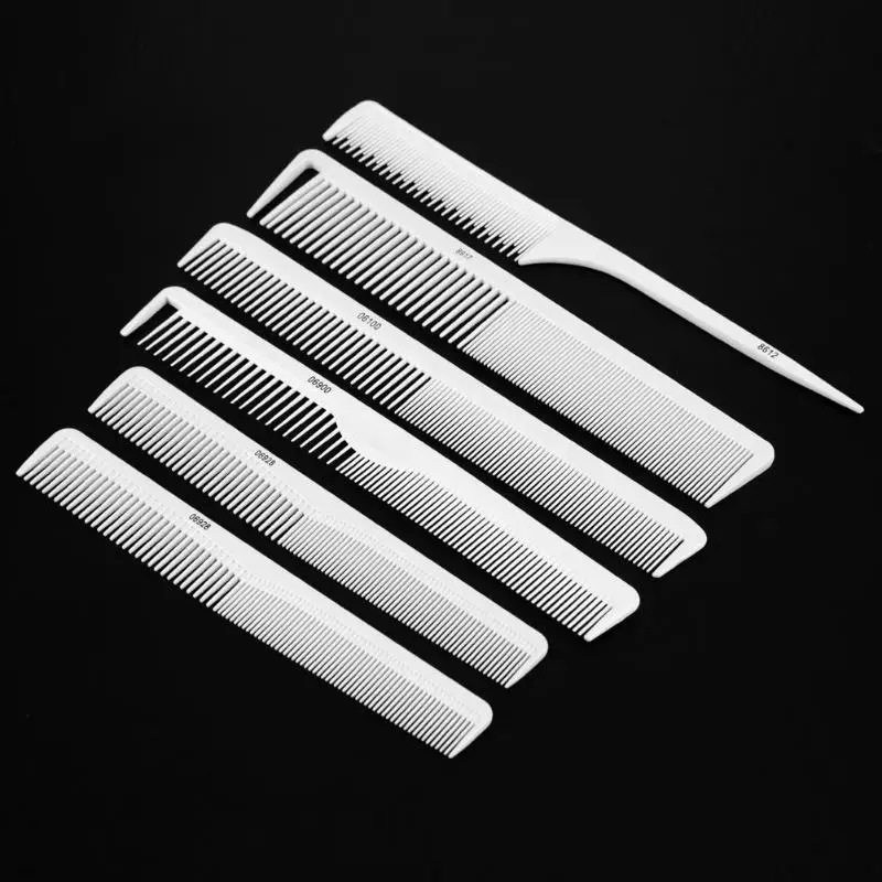 6 шт./компл. Антистатическая Расческа для парикмахерской Профессиональный
