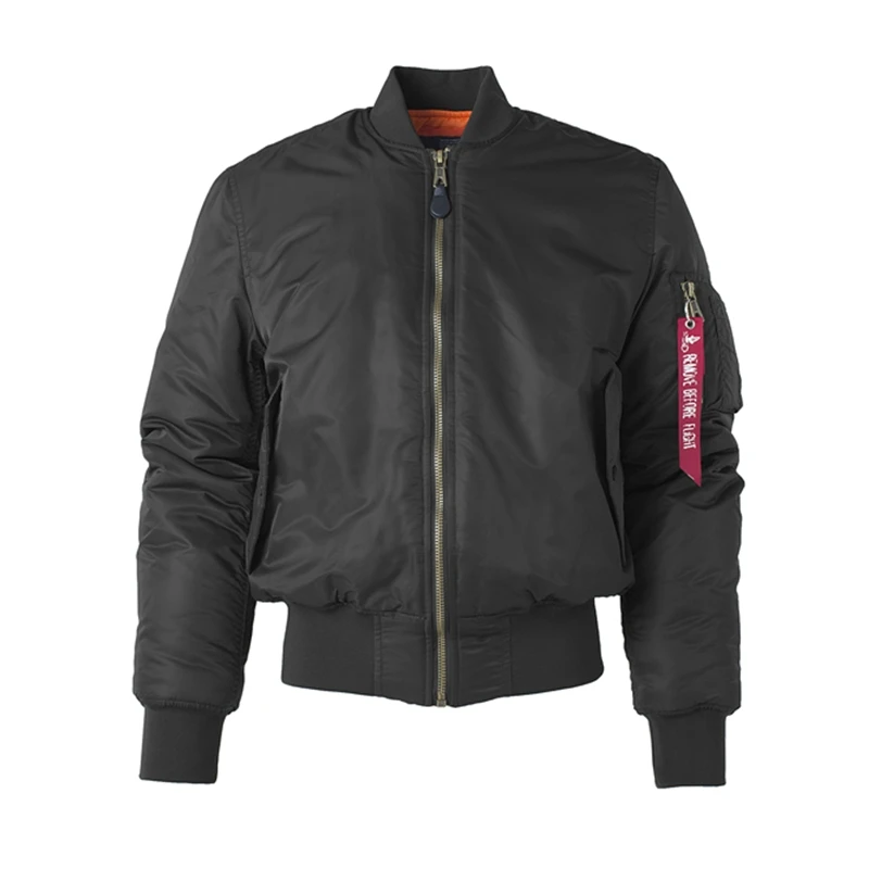 Giacca bomber da volo MA-1 militare tattica maschile dell'esercito Baseball Varsity College Pilot Air Force Cappotto invernale impermeabile per uomo 3