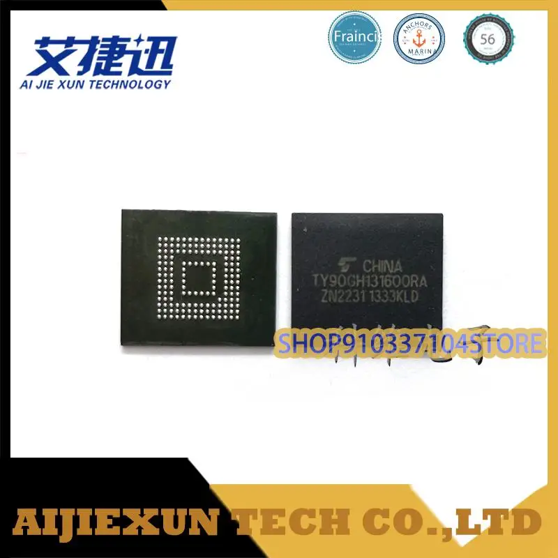 

Новые и оригинальные микросхемы памяти 2 шт./лот TY90GH131600RA 153pins emmc 8G