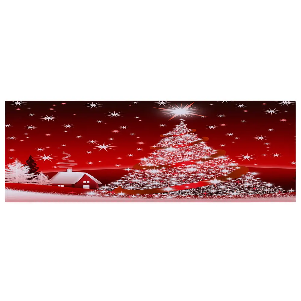Merry Рождественский Коврик противоскользящий полиэстер коврик на кухню ковер мягкий Снеговик Олень украшение дома гостиная чайный столик кровать спальня Рождественский коврик - Цвет: 3