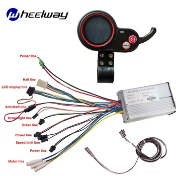 

For 10 inch 36V 350W500W 48V 500W800W1000W Controller and LCD display Kit Electric Hub Motor Wheel