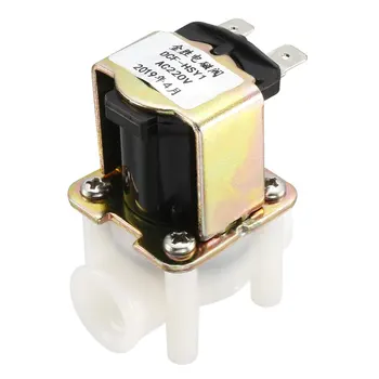 

uxcell G1/4" Water Solenoid Valve AC 220V NC Normally Closed Male Thread Inlet Valves with Filter