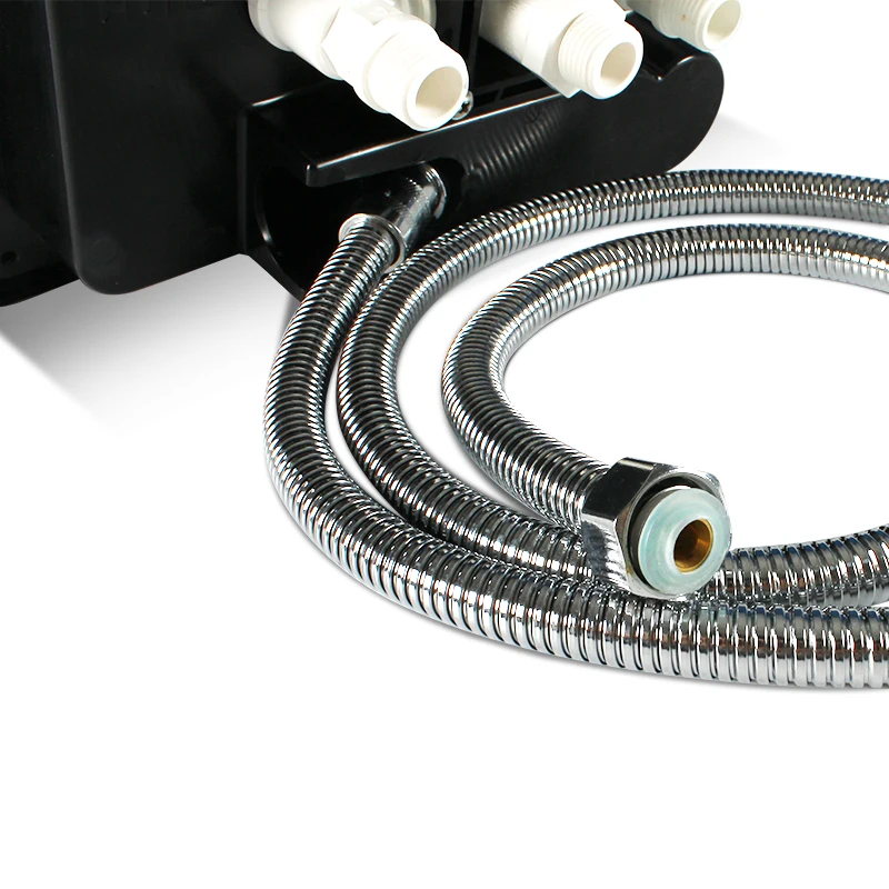 RV Shower TYTXRV Caravan Black Exterior Shower Box Kit with Lock Leakproof 1.5M Metal Hose Water saving nozzle for camper accessories