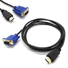 #Special Offers 1.5m HDMI to VGA Cable HD-15 D-SUB Video Adapter HDMI Cables for PC HDTV Monitor Suits resolutions such as 720p, 1080i, 1080p #Special Offers 1.5m HDMI to VGA Cable HD-15 D-SUB Video Adapter HDMI Cables for PC HDTV Monitor Suits resolutions such as 720p, 1080i, 1080p