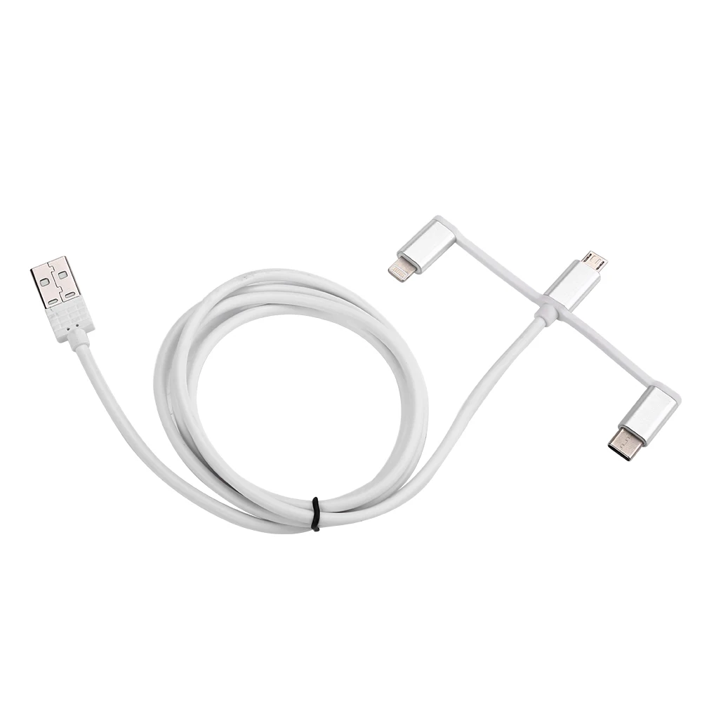 2 шт. Micro USB Type C мульти зарядное устройство 3 в 1 кабель адаптер для мотоциклетного