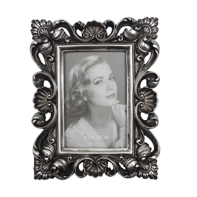 Модная яркая Золотая Роскошная фоторамка в стиле барокко из смолы|fashion photo frames|photo