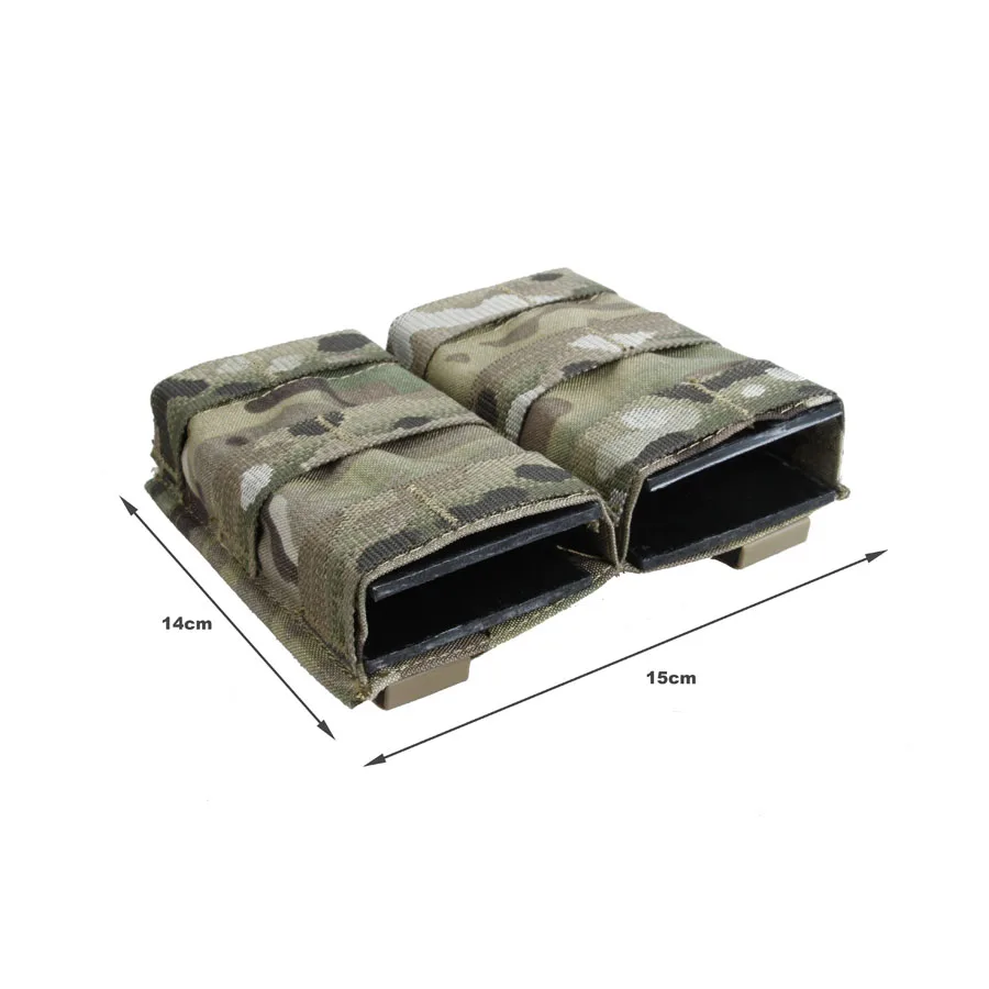 TMC3077-MC Molle двойной M4 Mag Чехол с жесткой вставкой Dou Mag Чехол для тактического жилет с облегченной модульной системой переноски снаряжения системы