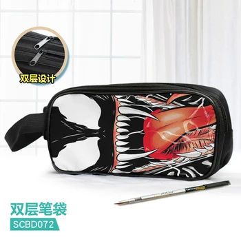

IVYYE Venom Fashion Anime Customized Cosmetics Bags School Cartoon Pencil Case Storage Pen Bag Stationery Gifts