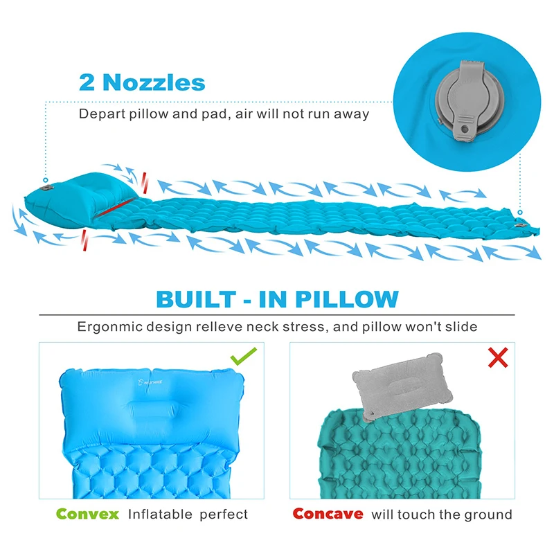 BUILT - IN PILLOW 天蓝