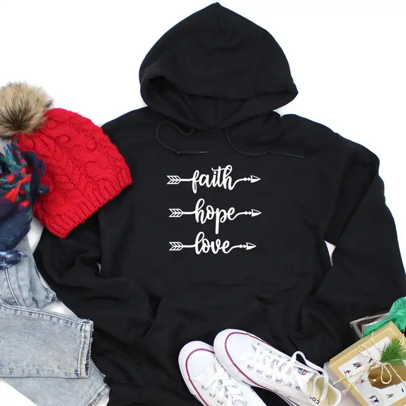 faith hooded sweatshirt