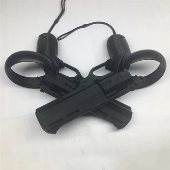 

1 Pair VR Game Shooting Gun Left & Right Revolver Shooting Model Gun for Oculus Quest / Rift S VR Headset Touch Controller Grips