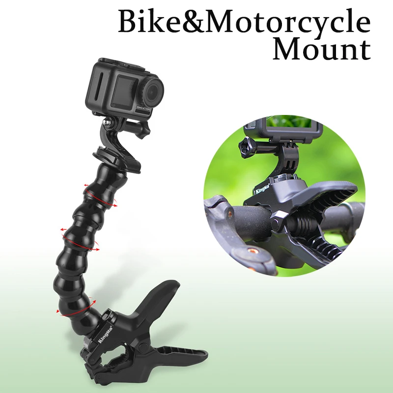 GoPro Soporte de de cisne Flexible para abrazadera ajustable para GoPro Hero 8 7 6 Sjcam Xiaomi Yi, accesorio de cámara|Carcasas para videocámara deportiva| - AliExpress