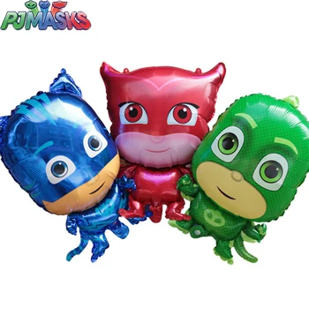 

The New PJ Masks Q Version Aluminum Film Balloons Birthday Party Decoration Supplies Cartoon Decoration Balloons Toys for Kids